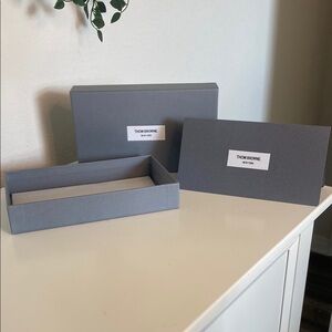 Thom Browne Gray Gift Box - Empty